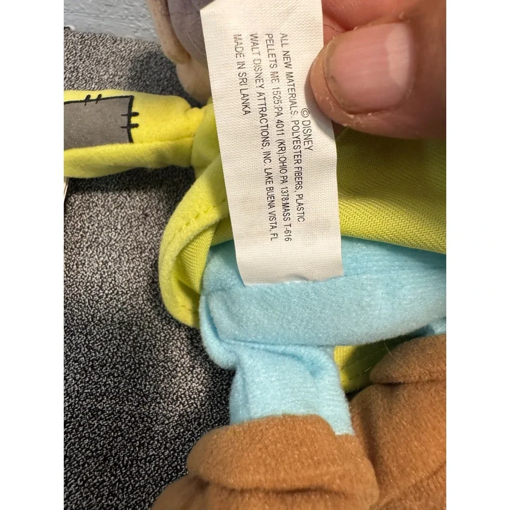 Vintage Walt Disney World Snow White Dopey Mini Bean Bag Stuffed Plush Toy 7